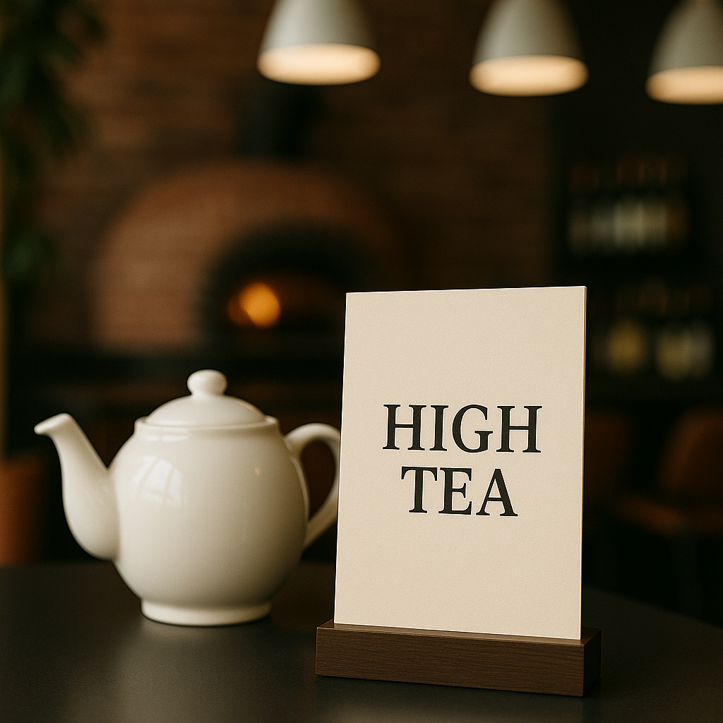 High tea